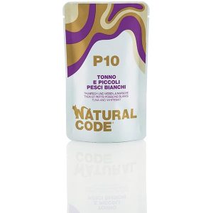 Natural Code - P10 Tonno e Piccoli Pesci Bianchi - 70 gr