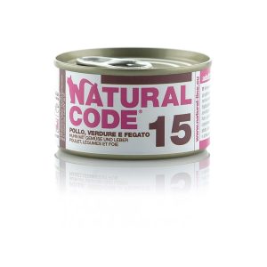 Natural Code -15 Pollo Verdure e Fegato - 85 gr