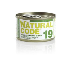 Natural Code -19 Pollo Asparagi e Riso - 85 gr