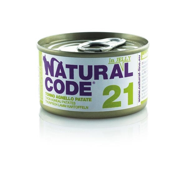 Natural Code - 21 Tonno, Agnello e Patate - 85 gr