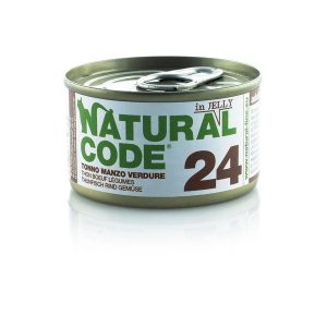 Natural Code - 24 Tonno, Manzo e Verdure - 85 gr