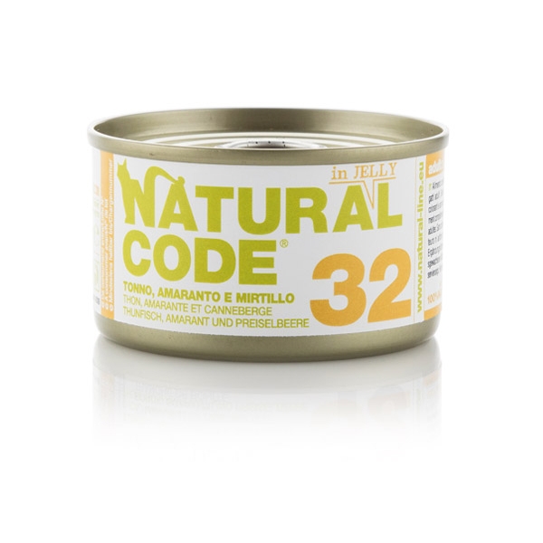 Natural Code - 32 Tonno e Mirtilli in Jelly - 85 gr