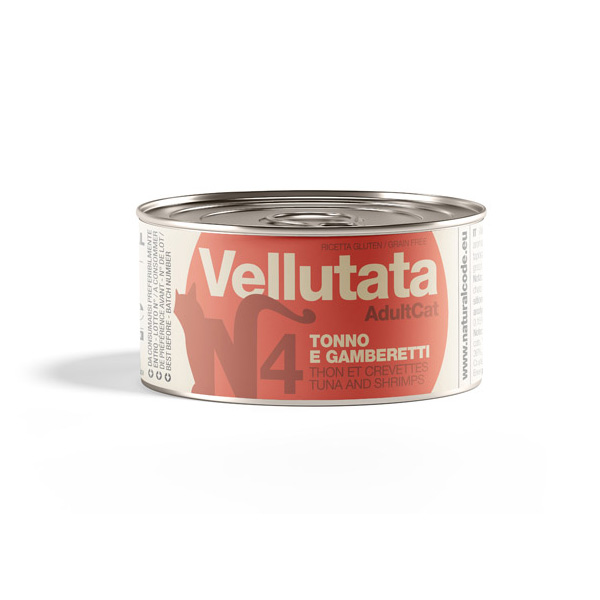 Natural Code - Adult Vellutata 04 Tonno e Gamberetti - 85 gr