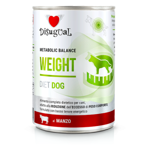 Disugual Metabolic Balance Diet Dog WEIGHT Manzo - 400 gr