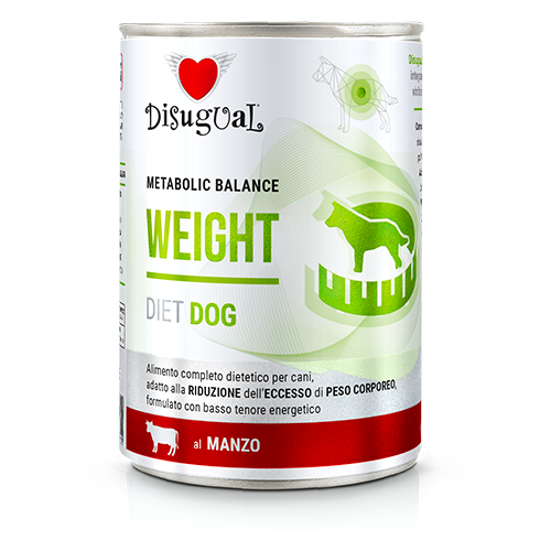 Disugual Metabolic Balance Diet Dog WEIGHT Manzo - 400 gr