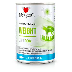 Disugual Metabolic Balance Diet Dog WEIGHT Pesce Bianco - 400 gr