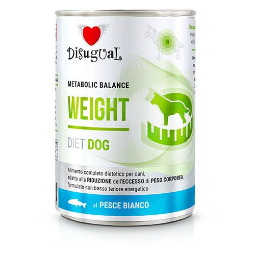 Disugual Metabolic Balance Diet Dog WEIGHT Pesce Bianco - 400 gr