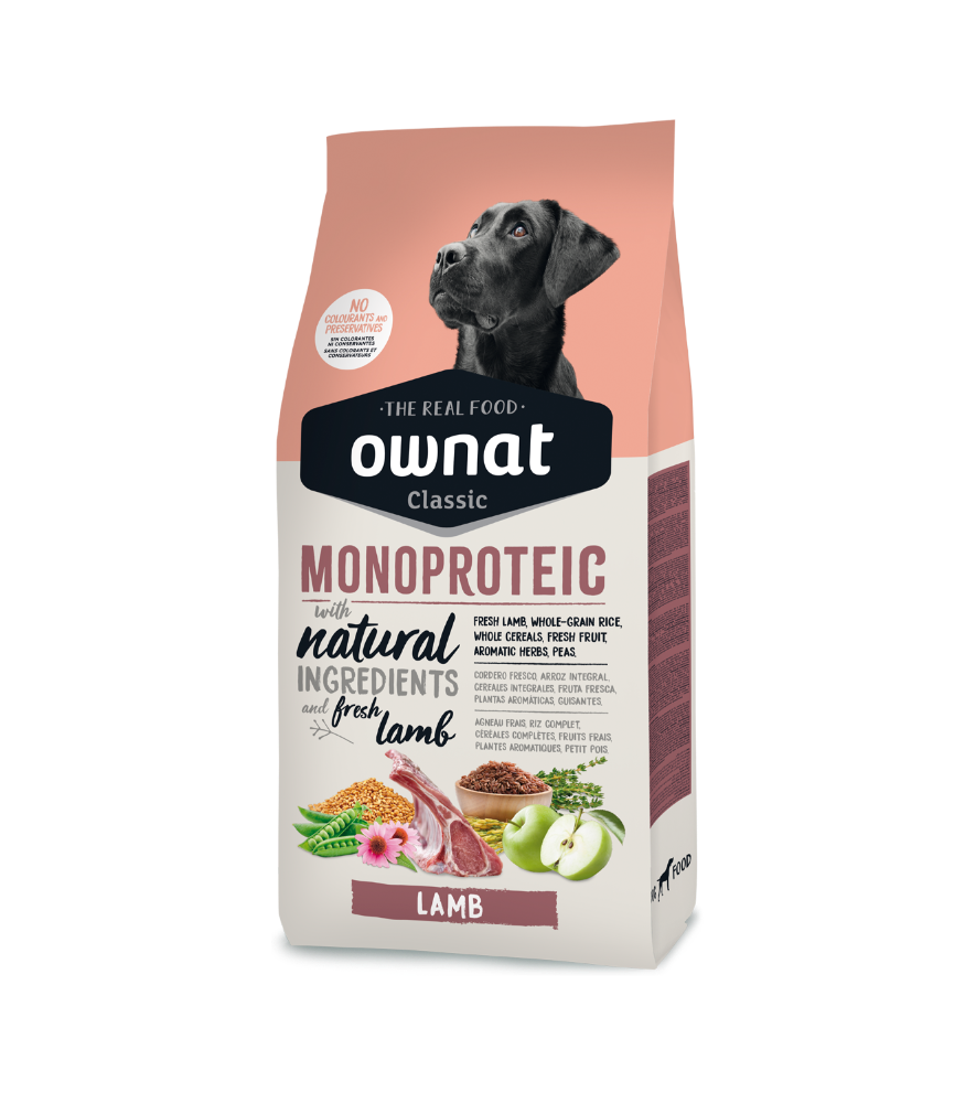Ownat Classic Dog MONOPROTEIC con Agnello Fresco - 4 kg
