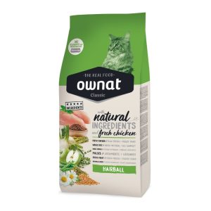 OWNAT CLASSIC Cat Hairball con Pollo Fresco - 1,5 kg