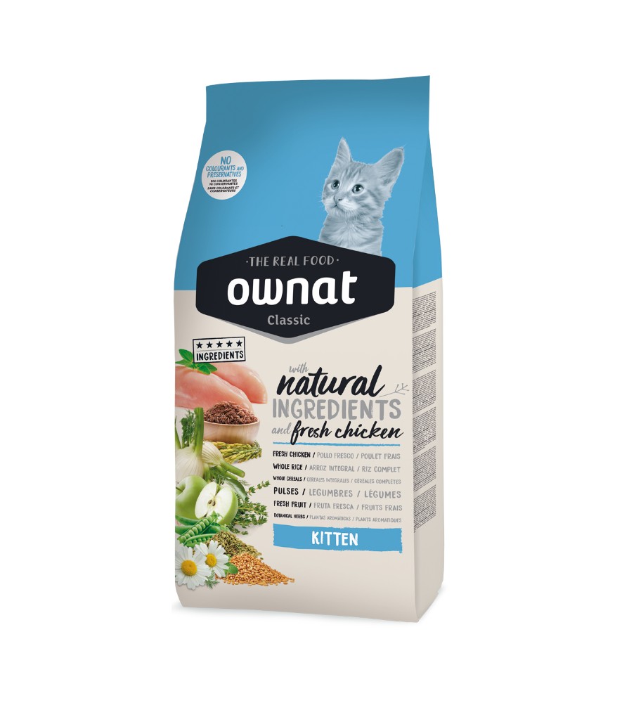 OWNAT CLASSIC Cat Kitten con Pollo Fresco - 400 gr