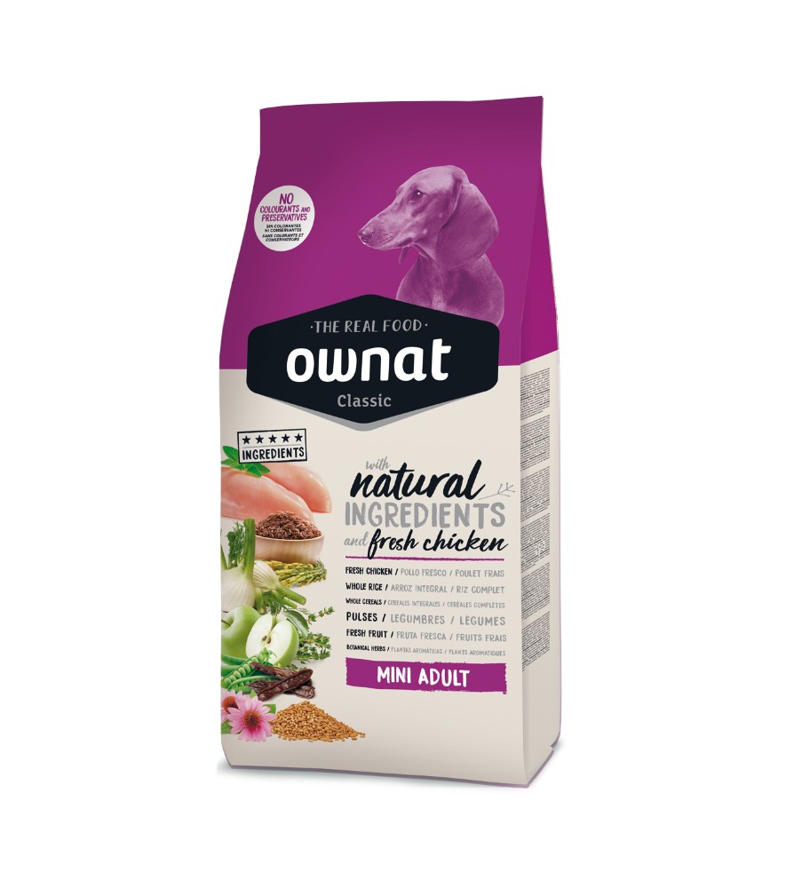 OWNAT CLASSIC Dog Mini Adult con Pollo Fresco - 400 gr