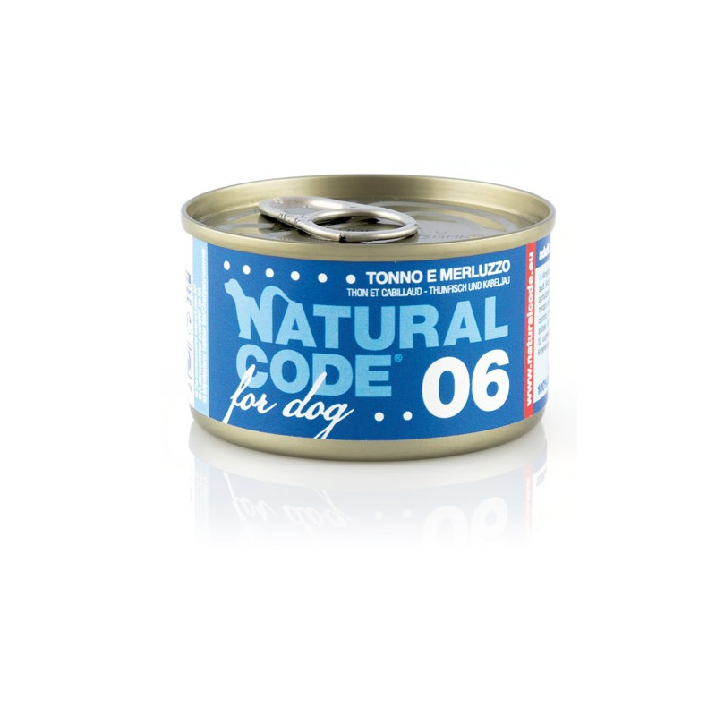 Natural Code for Dog 06 - Tonno e Merluzzo - 90 gr