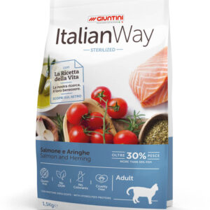 Italian Way CAT Exigent Sterilised Adult Salmone e Aringhe - 1,5 kg