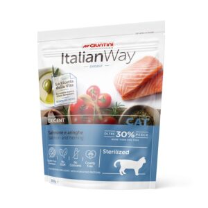 Italian Way CAT Exigent Sterilised Adult Salmone e Aringhe - 300 gr