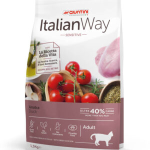 Italian Way CAT Sensitive Adult Anatra - 1,5 kg