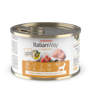 Italian Way DOG Classic Fit MINI Pollo e Riso - 150 gr