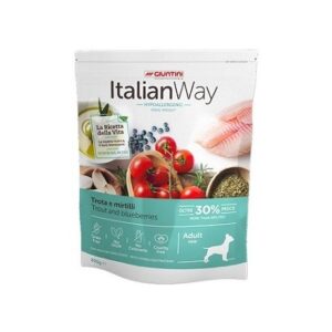 Italian Way DOG Hypoallergenic Ideal Weight MINI Adult Trota e Mirtilli - 800 gr