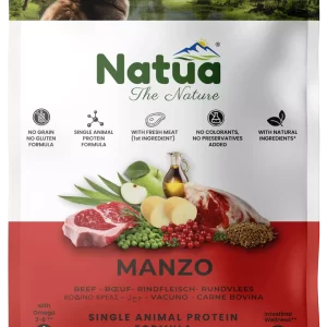 Natua Cat DRY LINE Adult al Manzo - 1,5 kg
