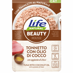 Life Cat Naturale Beauty Mousse con Tonnetto e Olio di Cocco - 70 gr