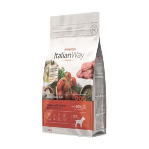 Italian Way DOG Sensitive – Intestinal Aid MEDIUM/MAXI Adult Maiale e Piselli Integrali - 12 kg