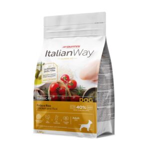 Italian Way DOG Classic Fit MINI Adult Pollo e Riso - 1,5 kg