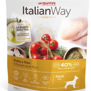 Italian Way DOG Classic Fit MINI Adult Pollo e Riso - 800 gr