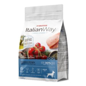 Italian Way DOG Hypoallergenic MINI Adult Salmone e Aringhe - 1,5 kg
