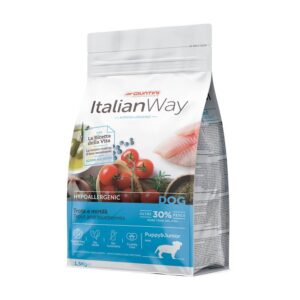 Italian Way DOG Hypoallergenic MINI Puppy & Junior Trota e Mirtilli  - 1,5 kg