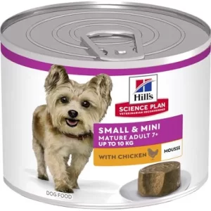 Hill's Canine MOUSSE Small e Mini Mature 7+ con Pollo - 200 gr