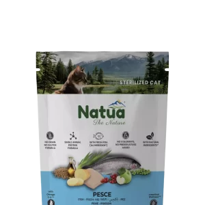 Natua Cat DRY LINE Sterilised Adult al Pesce - 350 gr