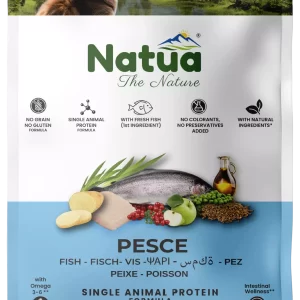 Natua Cat DRY LINE Sterilised Adult al Pesce - 1,5 kg