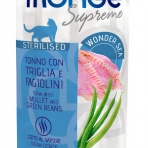 Monge Supreme Adult Sterilised Tonno con Triglia e Fagiolini - 80 gr