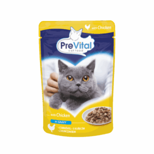 PreVital Cat Adult Pouch in Salsa con Pollo  - 100 gr