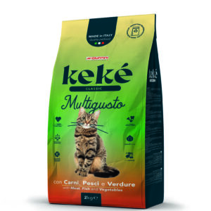 Keké Classic Adult  Multigusto con Carni, Pesci e Verdure - 2 kg