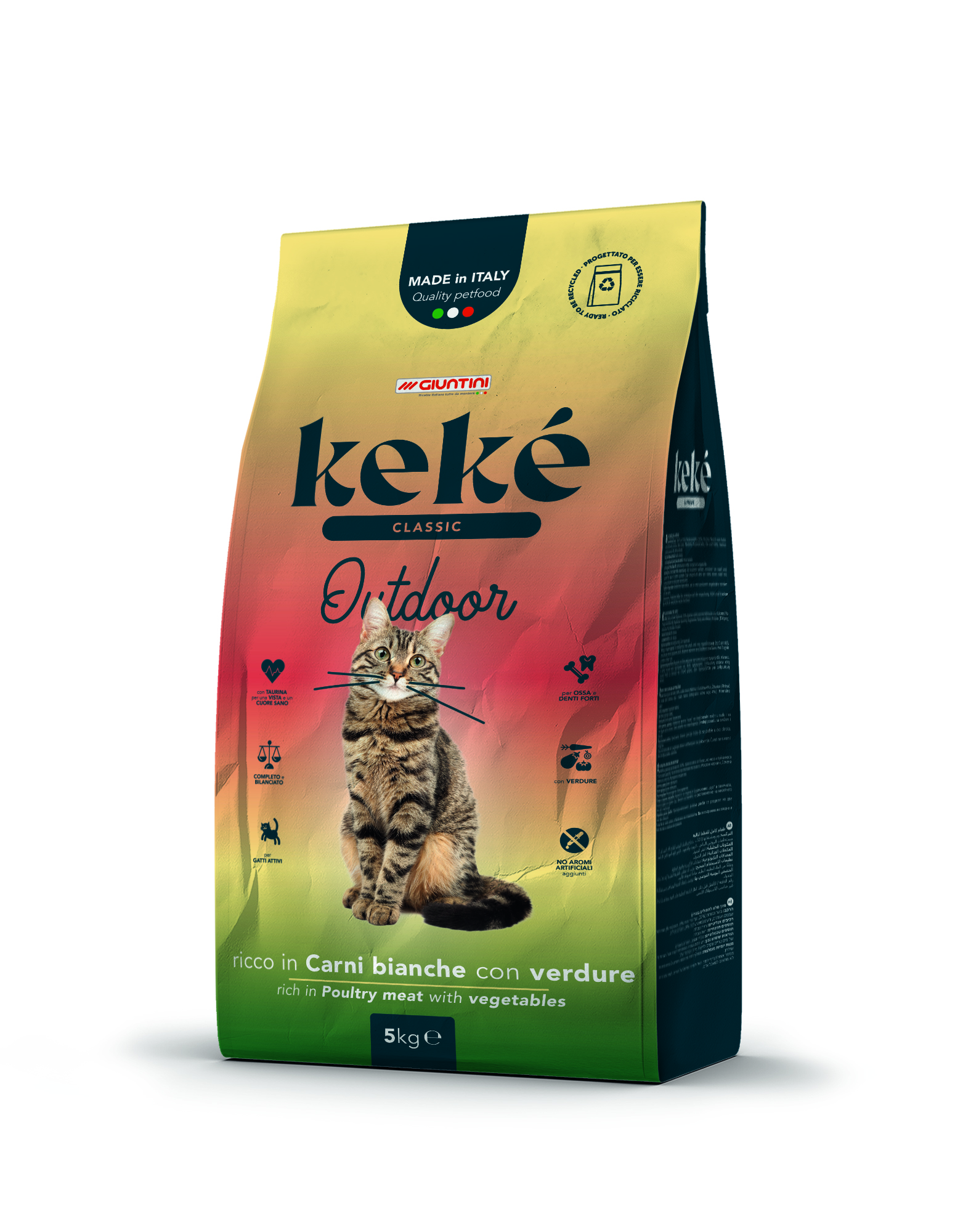Keké Classic Adult Outdoor con Carni Bianche e Verdure- 5 kg