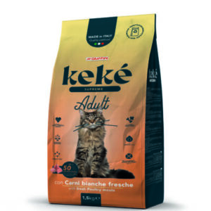 Keké Supreme Adult con Carni Bianche Fresche - 1,5 kg