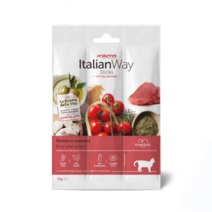 Italian Way CAT Sticks Hypoallergenic Manzo e Zenzero - 15 gr
