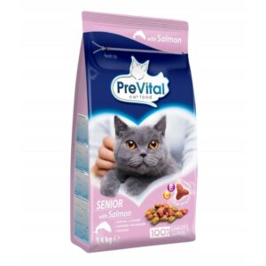 PreVital Cat Senior con Salmone - 1,4 kg