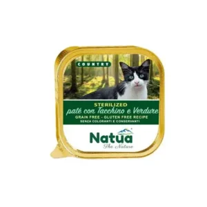 Natua Cat Country Sterilized Paté con Tacchino e Verdure - 100 gr