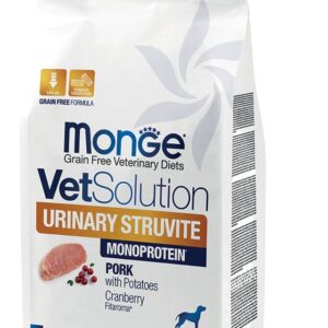 MONGE Vet Solution Urinary Struvite Monoprotein - Maiale con Patate 2 kg