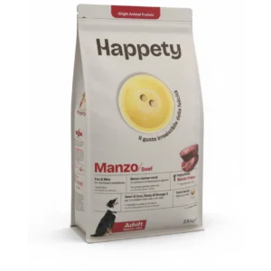 HAPPETY Dog Adult Medium/Large Manzo 2.5 kg