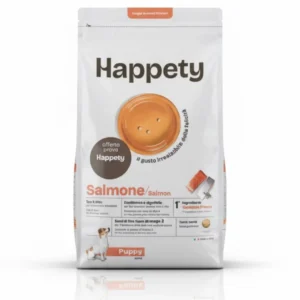 HAPPETY Dog Puppy Mini Salmone 800 gr