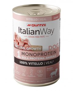 Italian Way DOG - Natural Growth Monoprotein Adult All Breeds - Vitello 400 gr