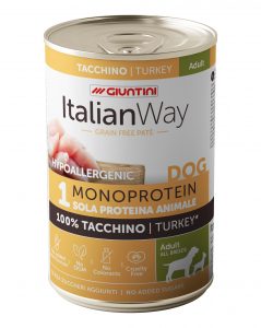 Italian Way DOG - Hypoallergenic Monoprotein Adult All Breeds - Tacchino 400 gr