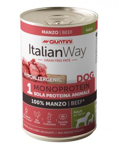 Italian Way DOG - Hypoallergenic Monoprotein Adult All Breeds - Manzo 400 gr