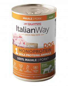 Italian Way DOG - Hypoallergenic Monoprotein Adult All Breeds - Maiale 400 gr