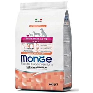 OFFERTISSIMA Monge Extra Small Adult Salmone e Riso - 800 gr - Scadenza Prodotto 22/05/26