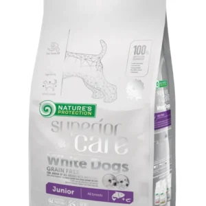 Nature's Protection Superior Care - White Dogs - All Breeds Junior - Salmone - 1,5 kg