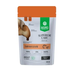 Nature's Protection Superior Care - Red Coat - Filets in Gravy Adult - Salmone e Krill - 85 gr